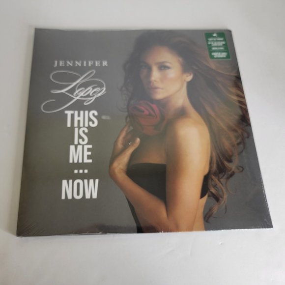 SIGNED Jennifer Lopez This Is Me Now Emerald Green Colored Vinyl JLO NEW SEALED - Picture 1 of 5